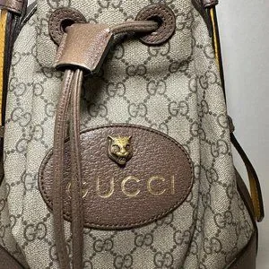 Authentic Gucci Neo Vintage Bucket Backpack/shoulder Bag IMG_0302-scaled.jpg main image 3